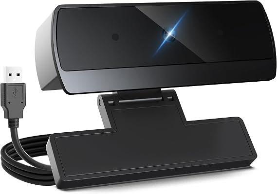HD 1080p Webcam with Microphone, USB Computer Web Camera, Streaming Camera, Noise Reduction, Auto Light Correction, Plug & Play for PC/Laptop, Works with Zoom, Skype, Teams