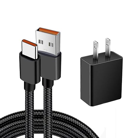 USB Type-C Wall Charger & Cable for Oticon Smart Charger | Intent Desktop Charger | 4.9ft Nylon Braided Durable for Rechargeable Hearing Aids