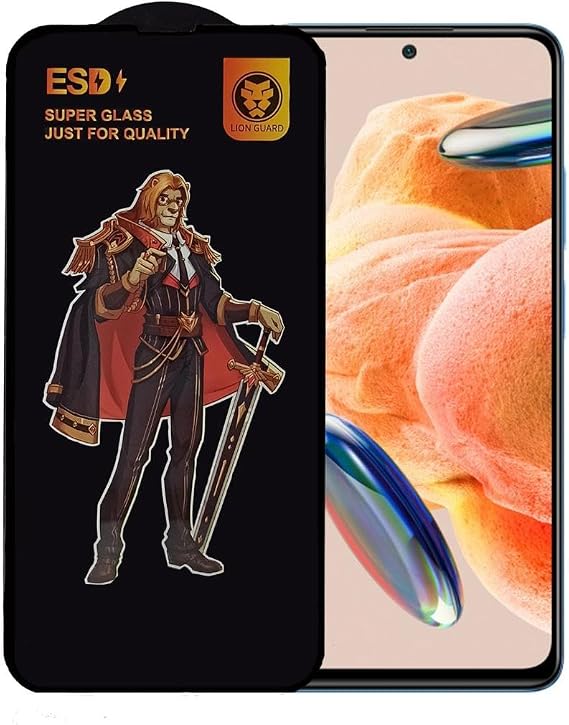 Anti Static Screen Protector Dust-Proof Unbreakable Glass Compatible with Bzontech Xiaomi Redmi Note 12 Pro