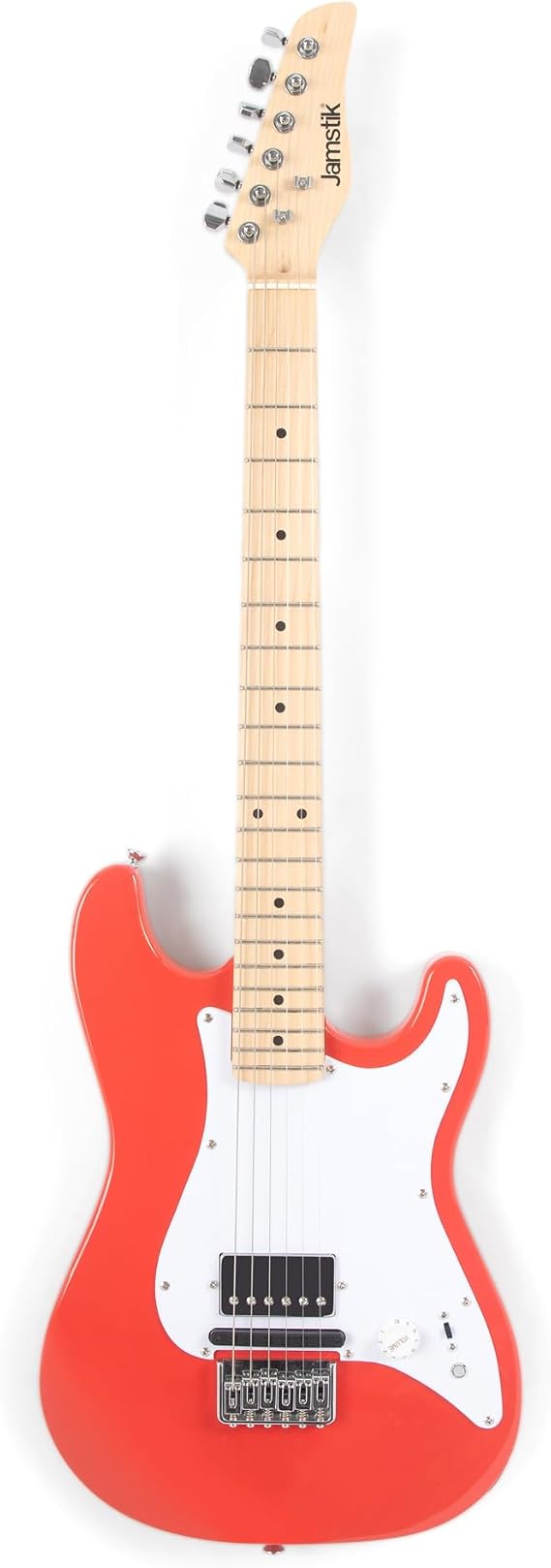 Jamstik Core MIDI Guitar Electric Guitar + USB-C MIDI Controller for Virtual Instruments, Synths & Any DAW Red Coral