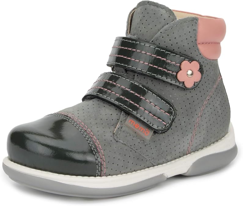Memo Alex Girls' Corrective Orthopedic High-Top Leather Boot Diagnostic Sole