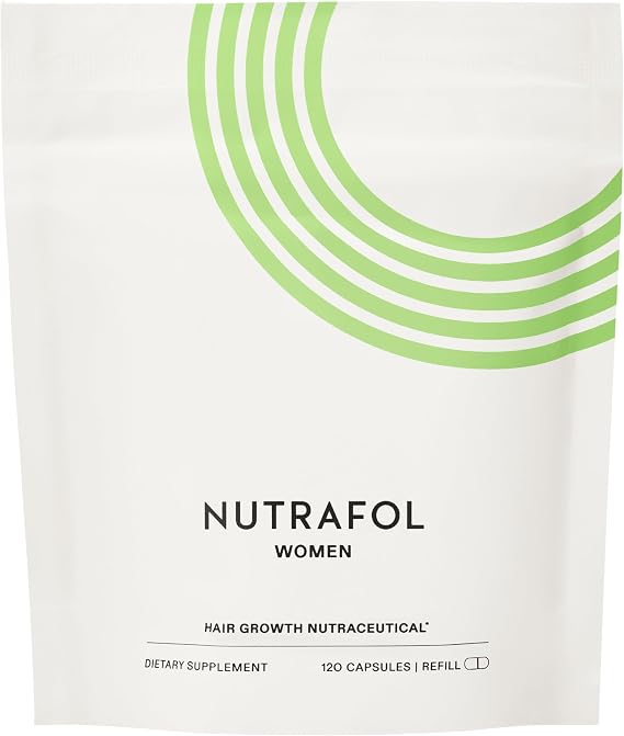 Nutrafol Women Hair Growth Supplements, Ages 18-44, 1-Month Pouch | #1 Dermatologist-Recommended Hair Growth Supplement Brand, Clinically Tested for Visibly Thicker Hair and Scalp Coverage