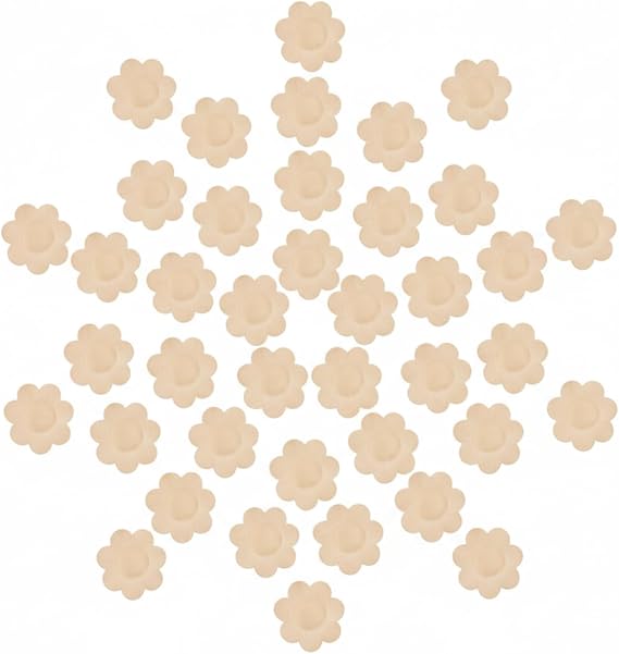 SATINIOR 50 Pairs Nipple Covers for Women Disposable Pasties Breast Cover