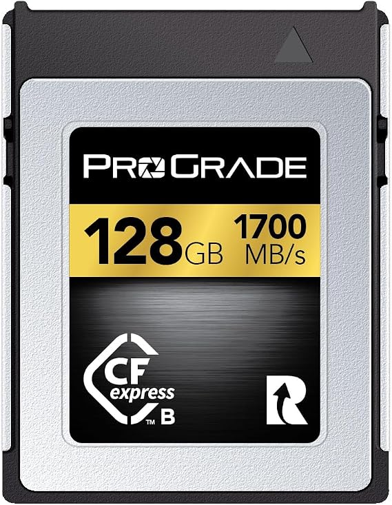 ProGrade Digital CFexpress 2.0 Type B GOLD 128GB Memory Card ProGrade Digital Genuine Imported Product