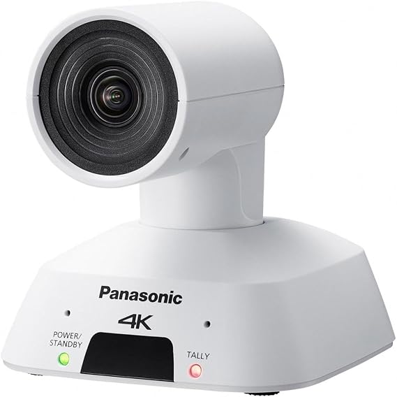 Panasonic AW-UE4WG 4K UltraHD Compact Integrated PTZ Camera with IP Streaming, White