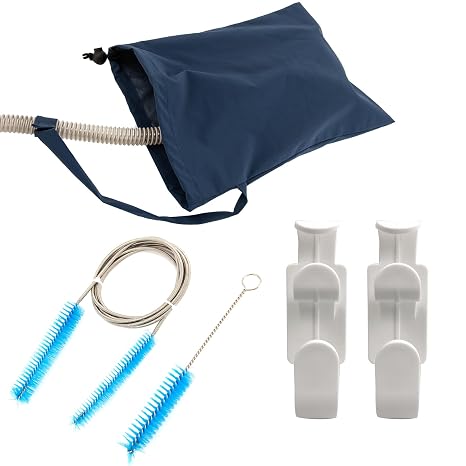 CPAP Cleaning Kit Includes CPAP Tube and Mask Cleaning Brush,CPAP Hose Hanger and CPAP Mask Protective Bag,Sleep Apnea Mask CPAP Accessories Compatible with all CPAP Machines and CPAP Masks