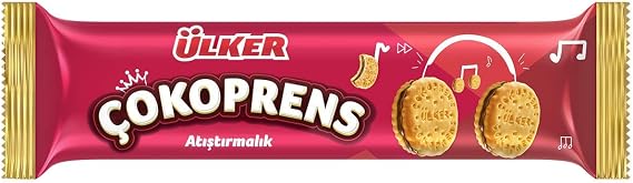 ÜLKER Çokoprens Kakaolu Kremalı Bisküvi, 81 Gr