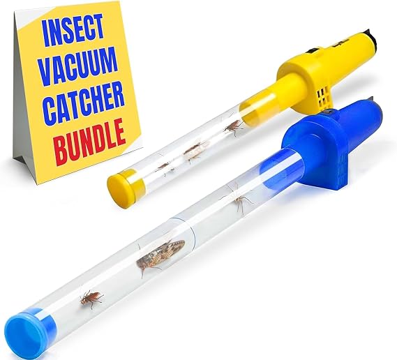 BugBuster Bug Vacuum & Spider Insect Catcher Bundle Battery Operated