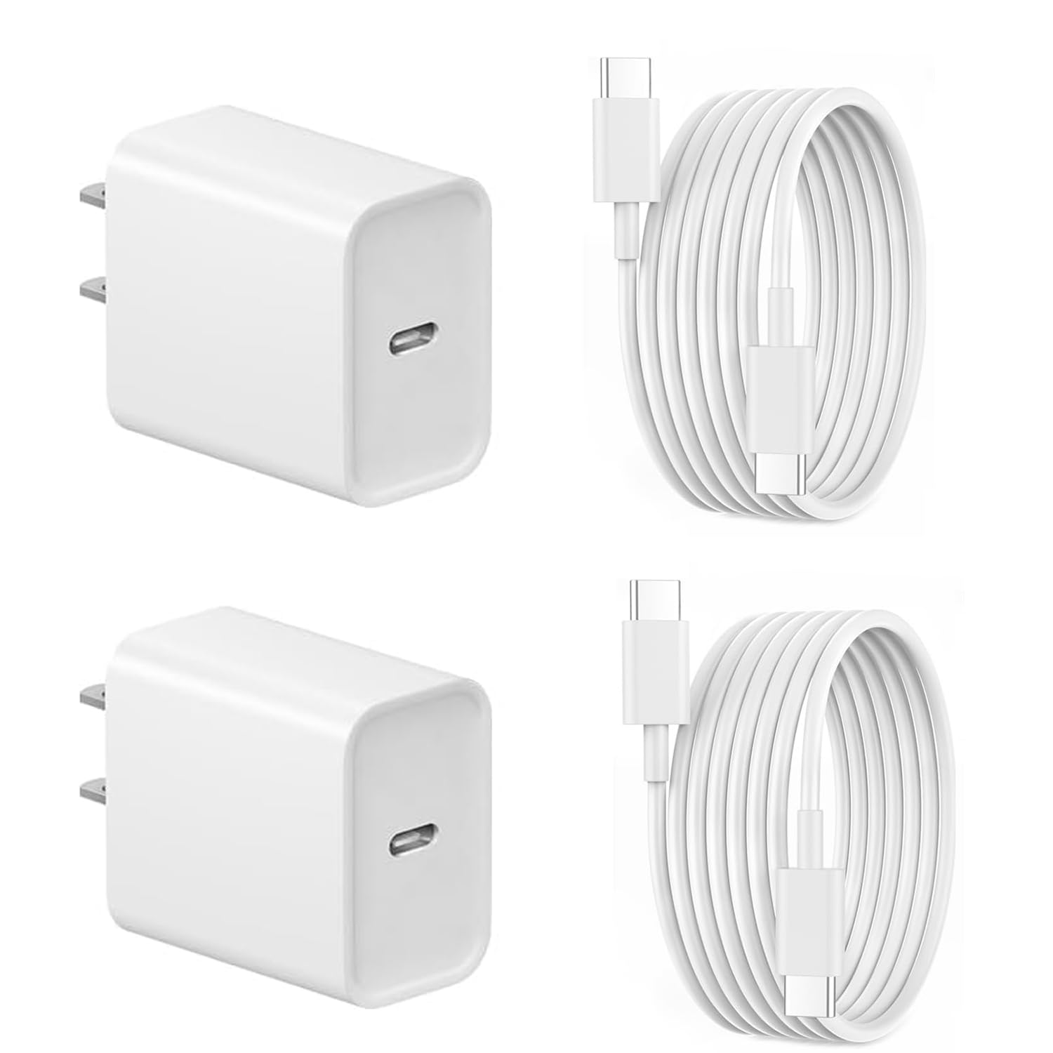 Fast Charging for iPhone 15 Charger,2Pack 20W PD Fast iPhone 15 Charger with USB C to USB C Charging Cable Cord 3FT for iPhone 1515 Plus15 Pro15 Pro Max,iPad ProAirMiniSamsung Galaxy S24S23S22