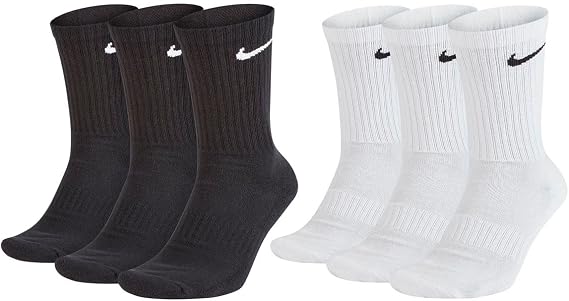Nike Unisex Everyday Cushion Crew 3 Pair Socks