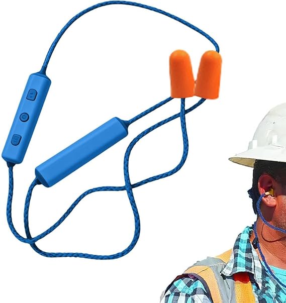 Earplugs for Work - Noise Reduction Ear Plugs Earphone Headphones,with Mic and Controls,Noise Suppression,Construction Sites, Noisy Places (1)