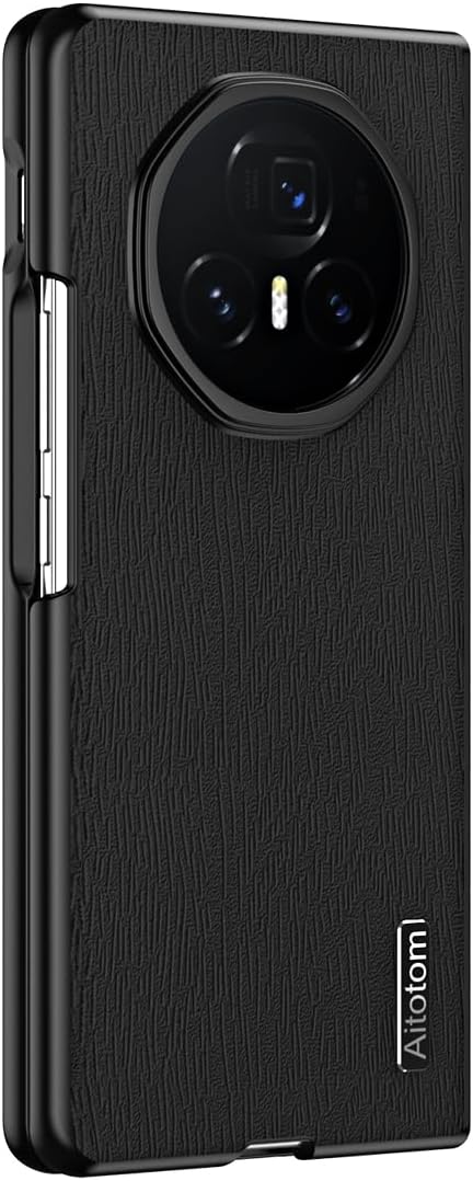 Flip Phone Case Compatible with Honor Magic V3,Ultra-Thin Drop-Proof PC Hard Case Compatible with Honor Magic V3 5G FCP-AN10 Case Cover Black