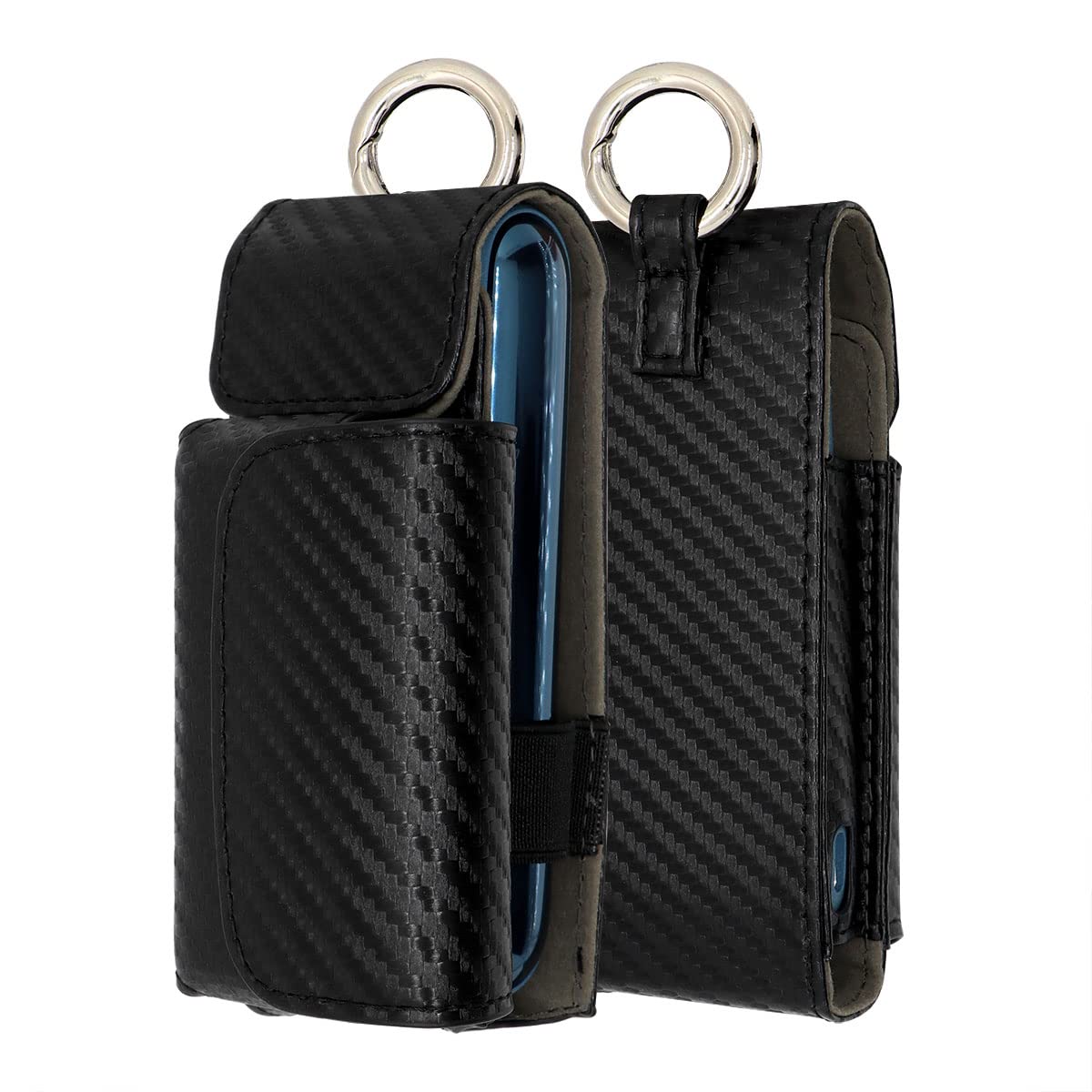 Irma Case, Carabiner Included, Carabiner, Carbon, Simple, Protective Cover, Hit Stick Storage, Black