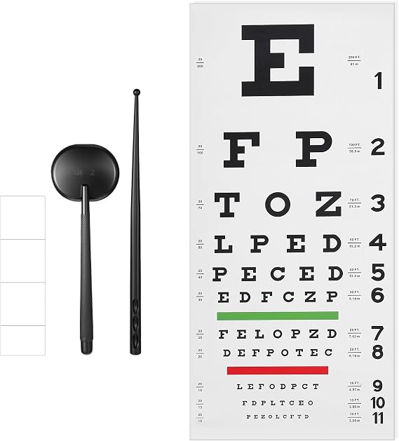 Snellen Eye Chart Wall Chart, Eye Exam Charts for Eyes Exams