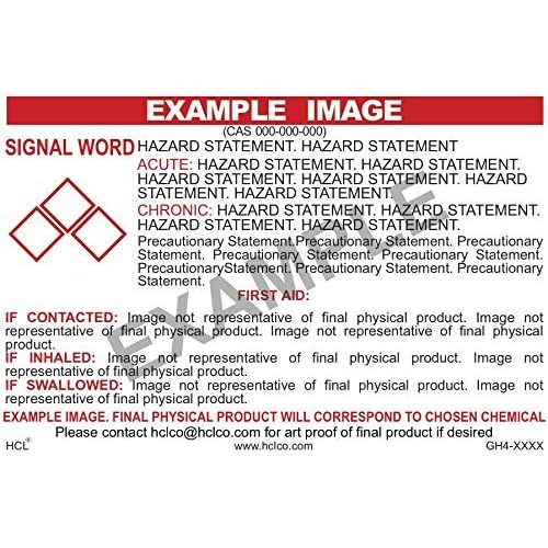 Propionic Acid GHS Label - 2 x 3 Pack of 25