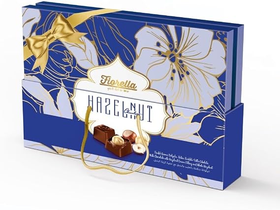 FIORELLA Hazelnut Madlen Fındık Taneli Çikolata 132 Gr. Çantalı (1 Kutu)