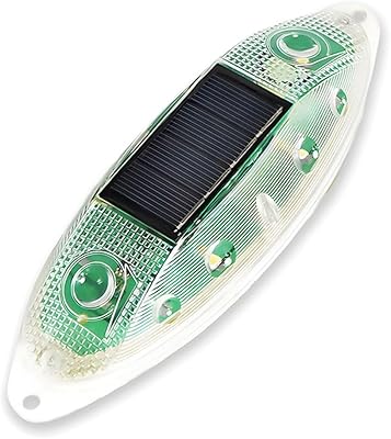Aolyty Solar Strobe Warning Light Outdoor Waterproof Bright Solar Safety Flashing Light Road Signs for Construction Site, Traffic, Dock, Marine, Stop Sign White