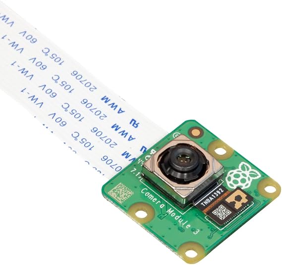 Arducam for Raspberry Pi Camera Module 3, 12MP IMX708 75(D) Autofocus Pi Camera V3 with Acrylic Case, 15-22pin FFC Cable