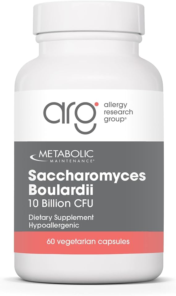 Metabolic Maintenance Saccharomyces Boulardii - Delivers 550 mg Non-Colonizing Yeast Providing 10 Billion CFUs - Supports Microbial Balance & Immune Function - 60 Servings - 60 Capsules