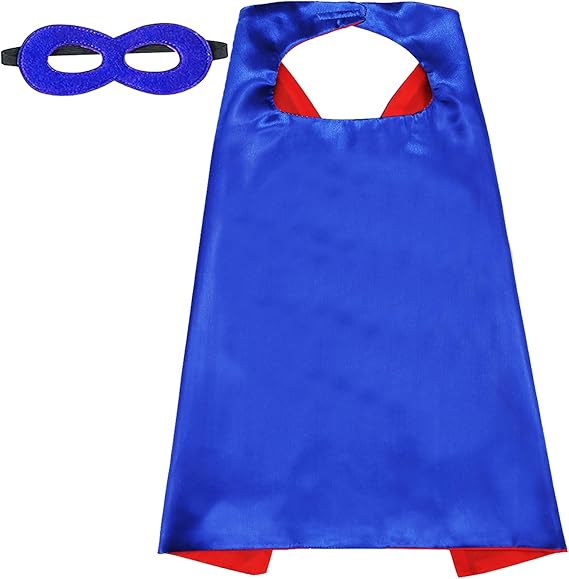 Superhero Capes for Kids Halloween Costumes and Dress up - Superhero Toys Capes 4-10 Year for boys birthday party Gifts