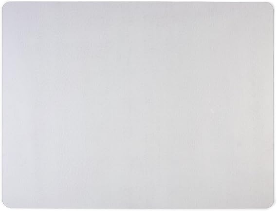 Staples Office Chair Mat, Clear Floor Mats, Hard Floors, Textured Underside, 60 x 46 Inch, Smooth Glide