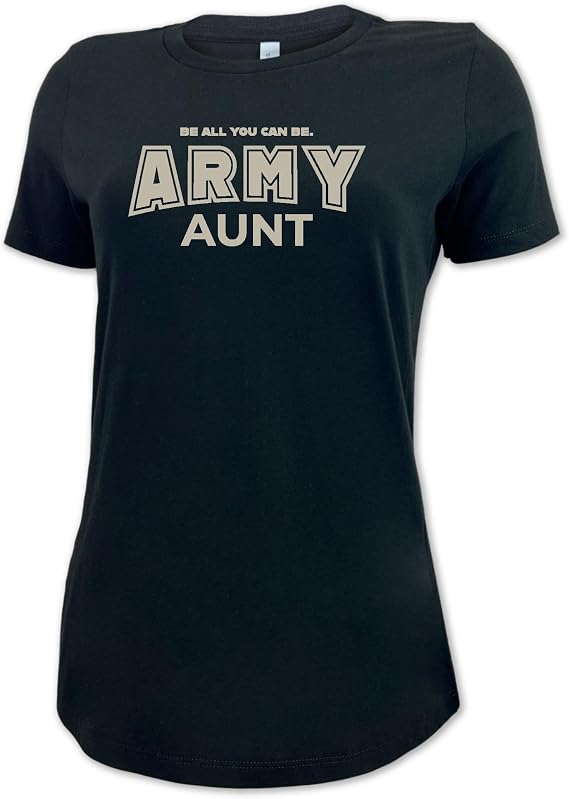 Armed Forces Gear US Army Aunt T-Shirt (Black)