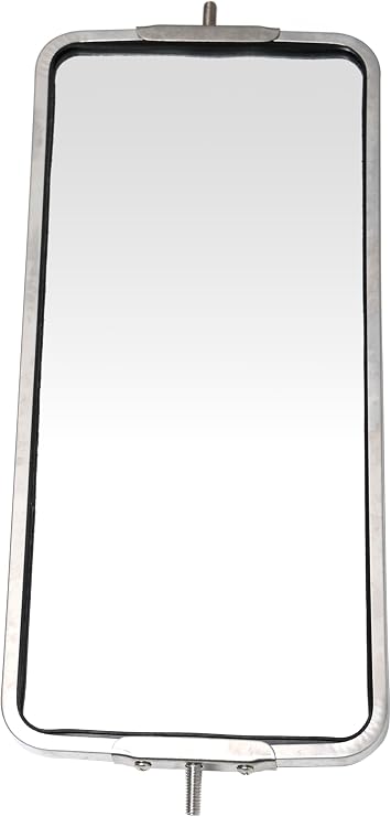 Stainless Steel Mirror, 7 x 16 inches, West Cost Style. Right or left side.