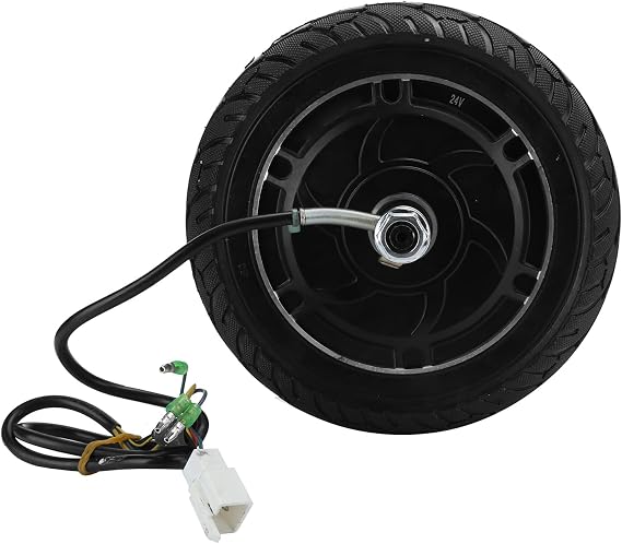 VGEBY Electric Scooter Conversion Kit, 8in DIY Electric Scooter Conversion Set, 24V 350W Brushless Hub Motor, Aluminum Alloy Controller, Stable Performance, High Reliability