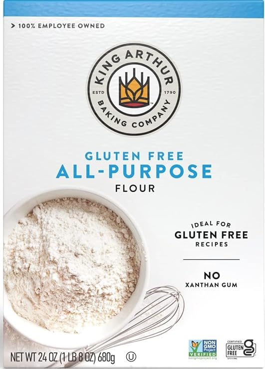 King Arthur Gluten-Free All-Purpose Flour, 24 Ounce (Pack of 1) - Non-GMO Project Verified, Certified Kosher