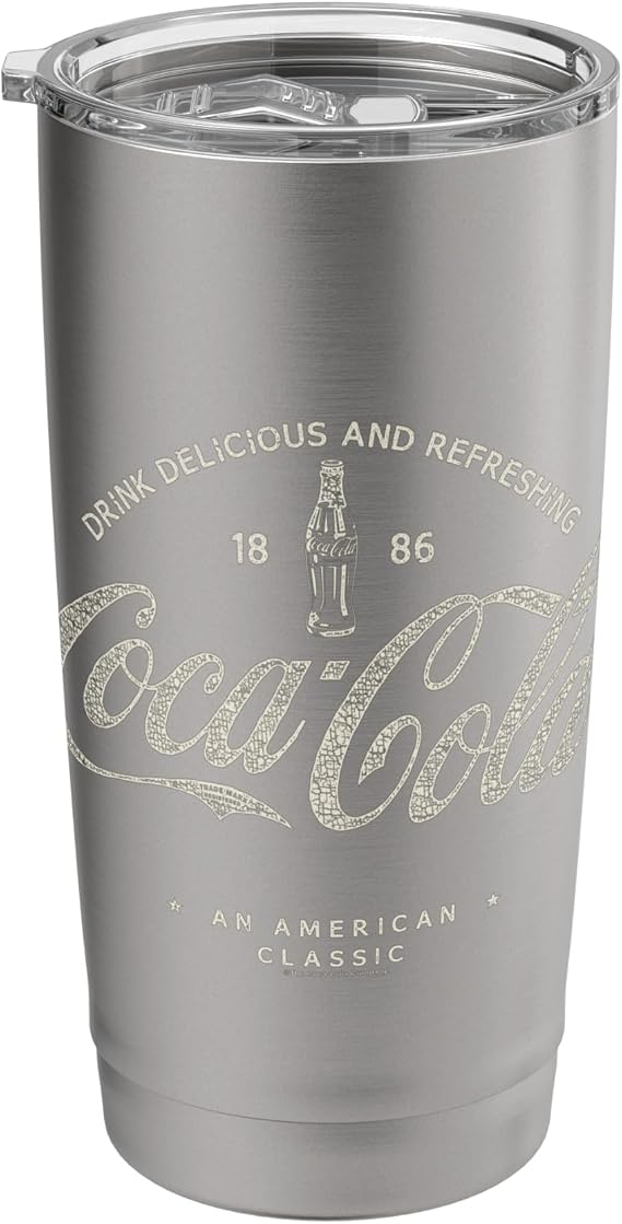 Coca-Cola 1886 An American Classic Logo Stainless Steel Insulated Tumbler