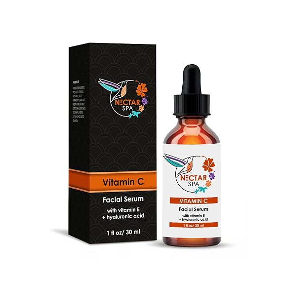 Vitamin C Facial Serum with Vitamin E + Hyaluronic Acid - 1 fl oz/ 30ml
