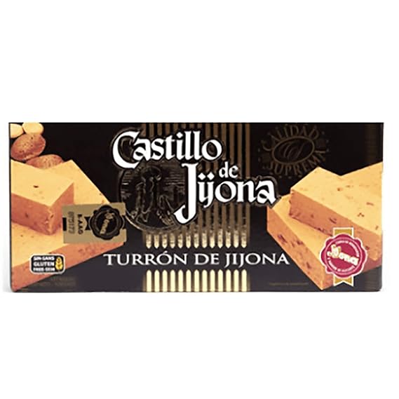 Turrones de Almendra | Almond Nougat Turron | Imported from Jijona Spain (Turron de Jijona)