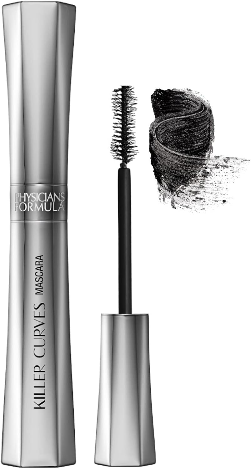 Physician's Formula, Inc. - Killer Curves Voluptuous Curling Mascara - Lash-lifting, Volumizing Mascara for a Curl and Volume Effect - with Provitamin B5, Peptides and Amino Acids - Black