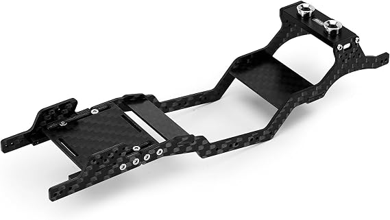 INJORA Carbon Fiber Universal LCG Chassis Kit for Axial SCX24 Upgrade