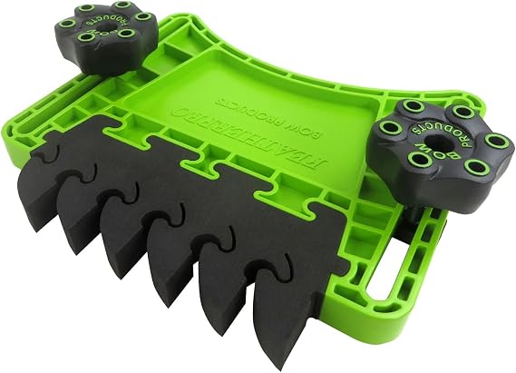 BOW Products EVA Featherboard for Table Saws, Router Tables & Band Saws | EVA Feather Board, AnchorPRO Miter Bar, 5X Kickback Resistance, Non-Marring EVA, Replaceable Feathers, Tool-Free Adjust