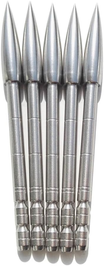 SHARROW Archery Arrow Points 4.2mm Targeting Arrow Tips Insert Stainless Steel Arrow Points 150gn 120Gn 100Gn Bullet Points 1 Dozen
