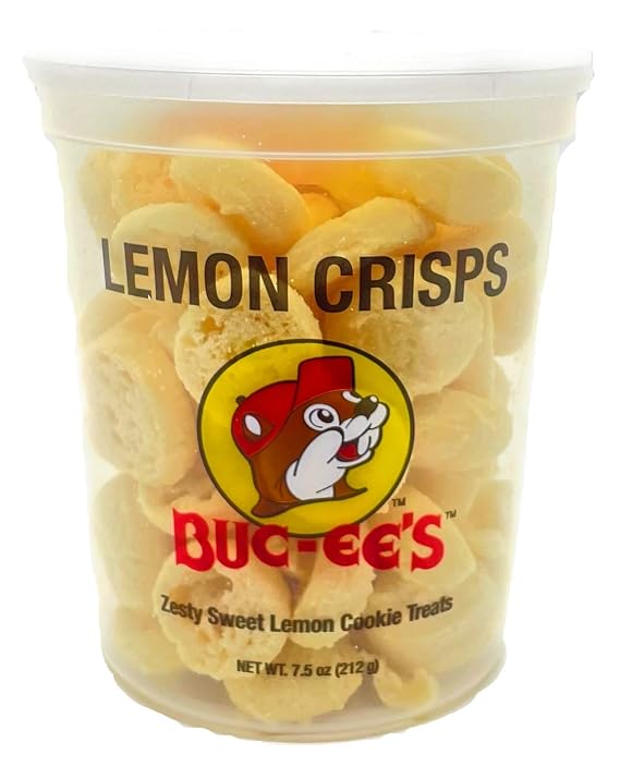 Buc-ee's Mini Cookies Lemon Crisps - Cookie Treats Snacks