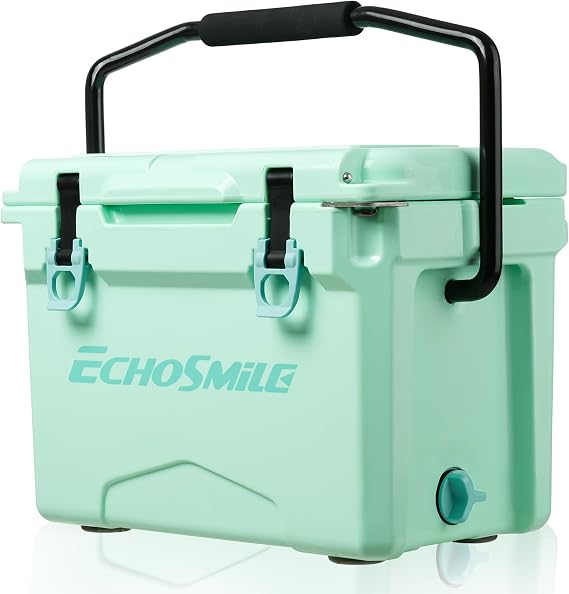 EchoSmile 12/18/25 Quart Rotomolded Hard Cooler