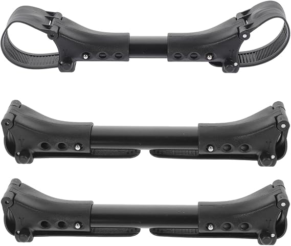 3PCS Stroller Connectors Adjustable Twin Baby Pushchair Links | Universal Cart Links for Double Prams, Compatible with Most Twin Strollers, Lightweight Stroller Accessories, Travel Outdoor
