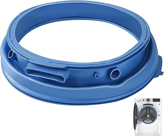 WH05X29521 Washer Door Gasket Seal for GE GFW550SSN0WW GFW550SSN2WW GFW550SSN5WW GFW550SSN1WW GFW550SPR5RS GFW550SPN0DG GFW550SPR4RS GFW550SSN4WW Etc, Replace 4978358 AP6983548 PS12743602 EAP12743602