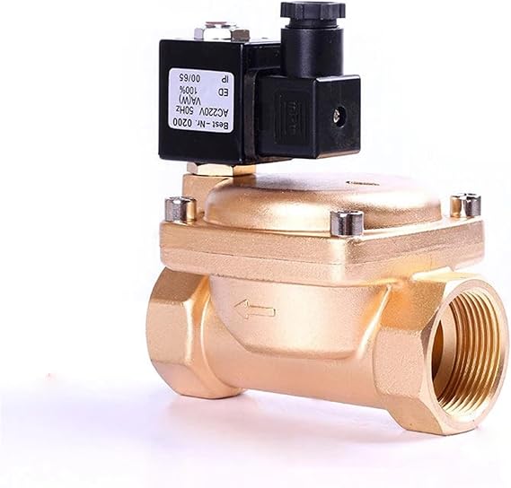 1-1/2" High Pressure Normally Closed Brass Solenoid Valve 0927 1.6Mpa Pilot Operated Solenoid Valve 220V 24V 12V(110VAC-NBR SEAL)