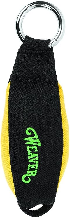 Bullet Throw Weight by Weaver Leather, Black/Yellow, 8 OZ (08-98322-BK/YE)