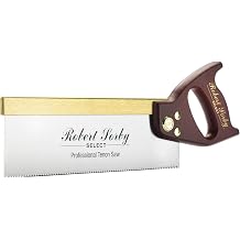 Robert Sorby Select Professional Tenon Saw 12" 305mm 13TPI Carbon Steel Blade Brass Back Woodworking Saw Mahogany Stained Beech Handle