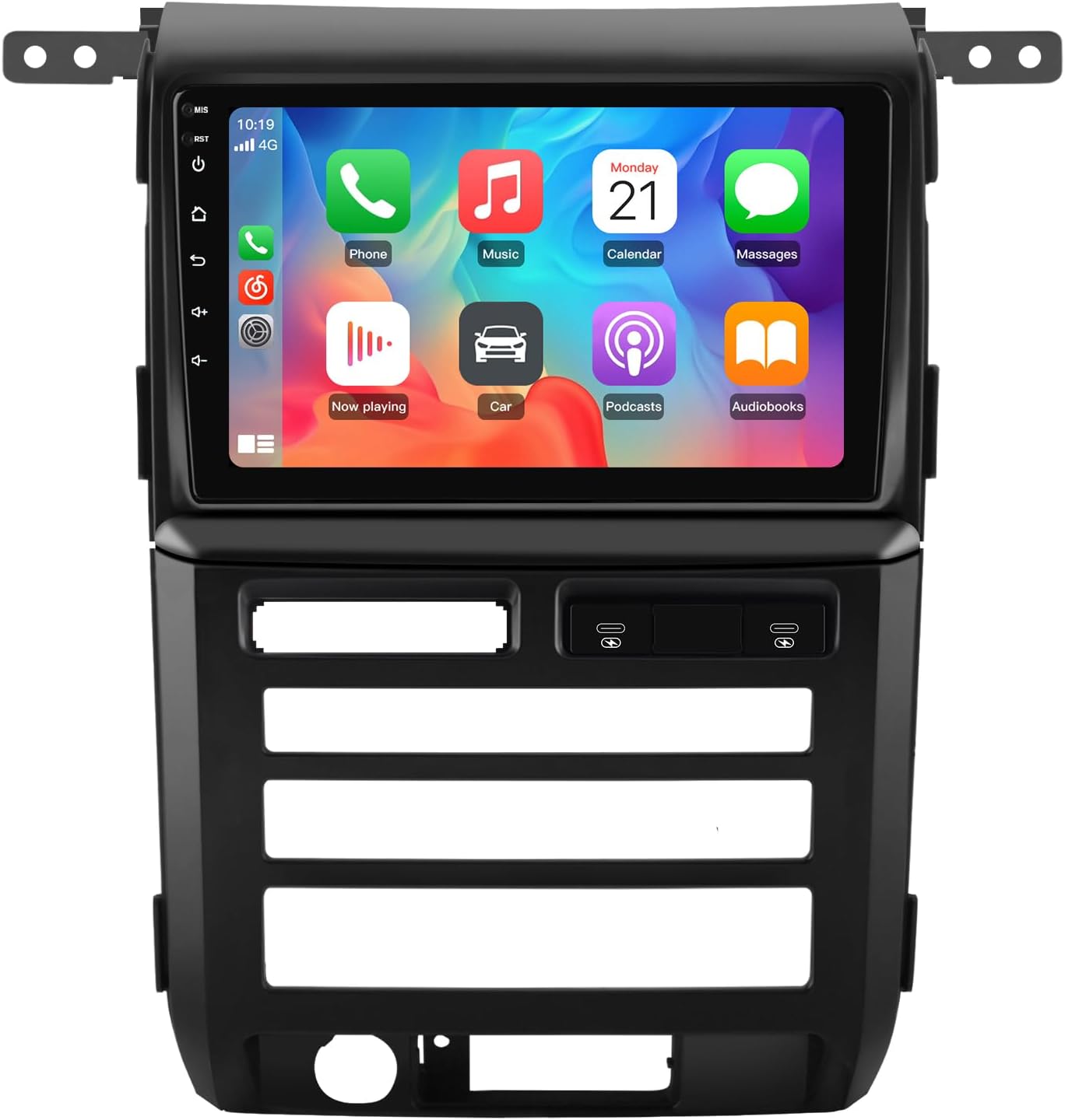 Android 13 Car Radio Stereo for Ford F150 F-150 2009 2010 2011 2012, 9 inch Touch Screen 2G32G Head Unit with CarplayAndroid Auto SWC GPS WiFi Bluetooth FM RDS DSP High end