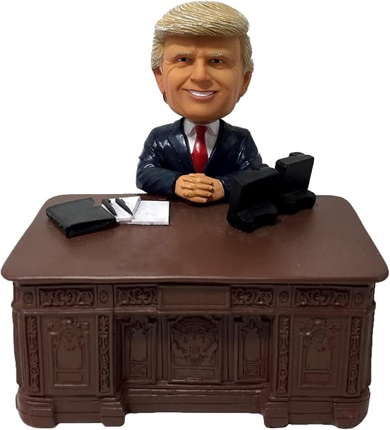 Donald Trump President Resolute Desk White House United States Bobblehead