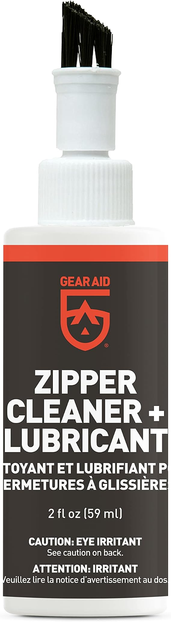 GEAR AID Zipper Cleaner and Lubricant for Wetsuits, Tents and Bags, 2 fl oz