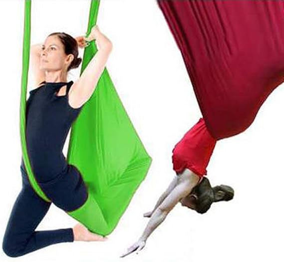 Bundera Yoga Fly Egzersiz Hava Akrobasi Denge Spor Aleti Cadillac Reformer Pilates Fitness Kardiyo (Yeşil)