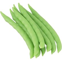 Artificial Vegetables Fake Green Beans, 8-Pack Lifelike Plastic Foam Decor for Kitchen, Dinning Room, Storefront Display and Home Decoration