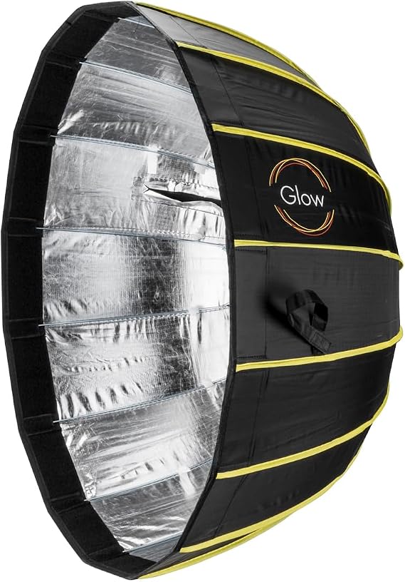 Glow EZ Lock Parabolic Softbox for Flashpoint XPLOR 300 and 400 Direct Mount (25.5" - Silver) - Godox AD-S65