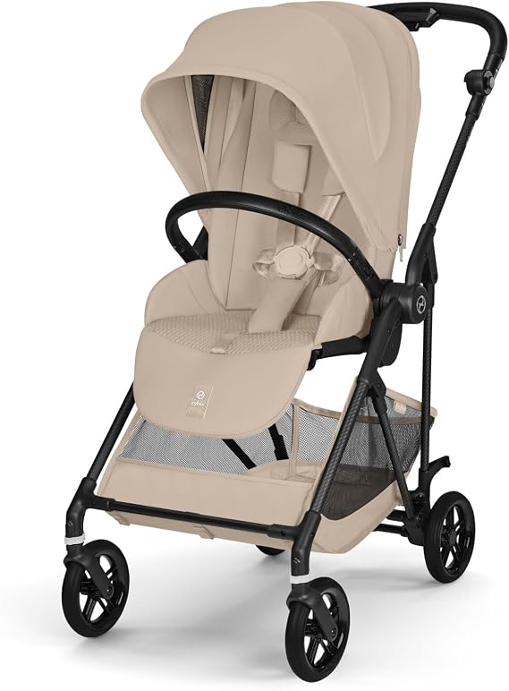CYBEX CybexOfficialMelio Carbon 2026 Almond Beige JP2 Ultra-Light Baby Stroller "It's light to carry. It's light to push. Always light." 1 month to 36 months Lightweight Both facing EN standard | 「持って軽い。押して軽い。ずっと軽い。」 3カル、ウルトラライト、ベビーカー、ストローラー、走行性、トラベルシステム、ワンプルハーネス 、リクライニング、ストレートフレーム構造、シングルタイヤ ボールベアリング、小回り、ハンドル高さ調整可能
